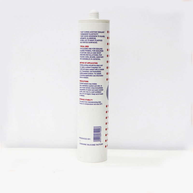 Acetic Silicone Sealant Black White