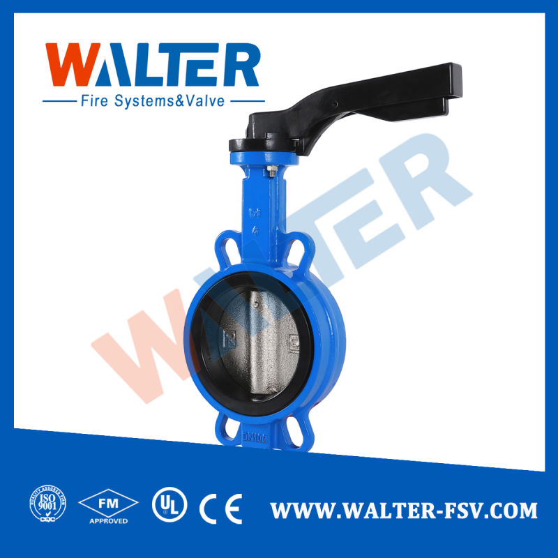 Ductile Iron with Epoxy Coating Wafer Butterfly Valve