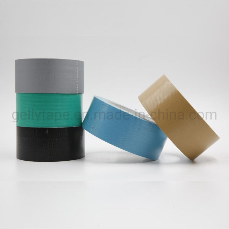 Glass Packing Custom Cloth Black Adhesive Duct Gaffer Tape