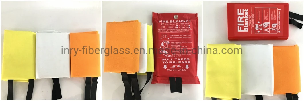 Grey Silicone Impregnated Fiberglass Fireproof Blanket for Car
