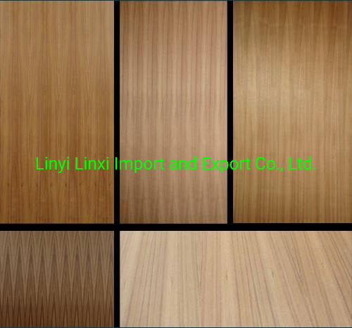 1220*2440mm E1 Glue Natural Red Oak Facny Plywood for Decoration