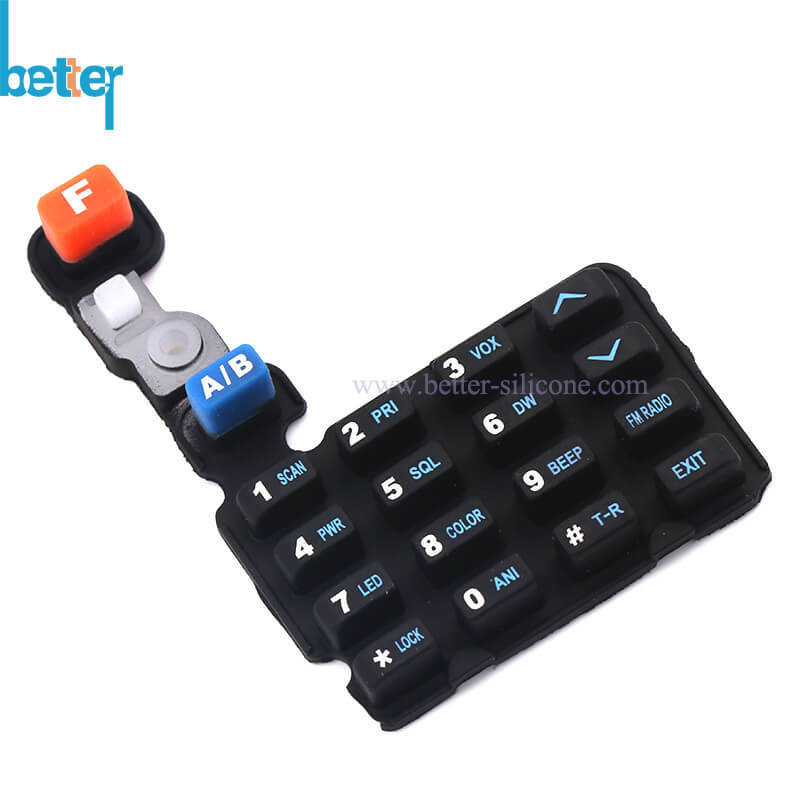 Silicone Rubber Epoxy and Print Keypad for Electronics