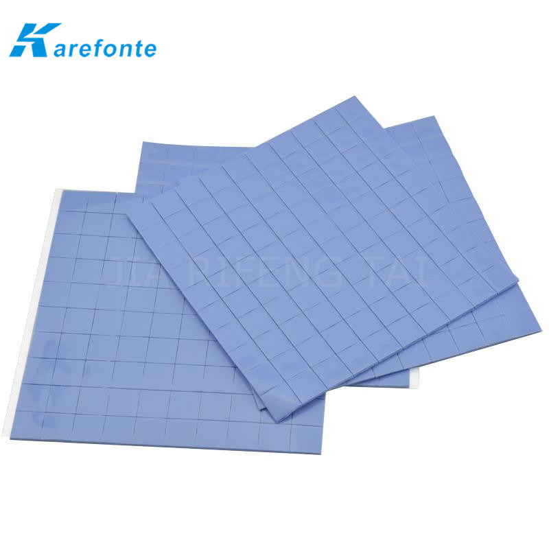 blue Thermal Conductivity Silicone Cooling Insulation Pad 10mm*10mm