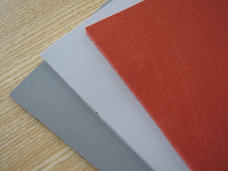 Red, Grey, White, Black Silicone Foam Rubber Sheet, Silicone Sponge Rubber Sheet