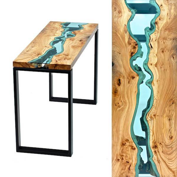 Liquid Crystal Clear Epoxy River Table Resin 2: 1 60kg Kit