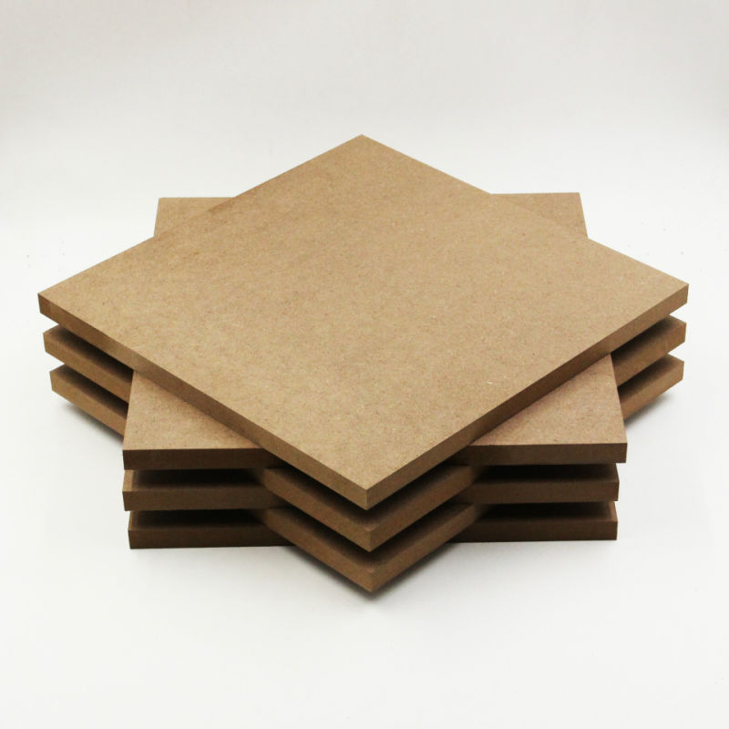 Best Quality Plain MDF Board 3mm 4mm 8mm 9mm 15mm E0 E1 Glue Raw MDF 18mm