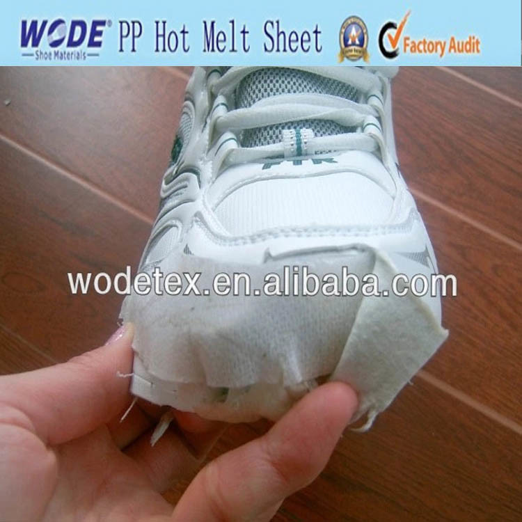 White Ping Pong Hot Adhesive Melt Sheet for Footwear