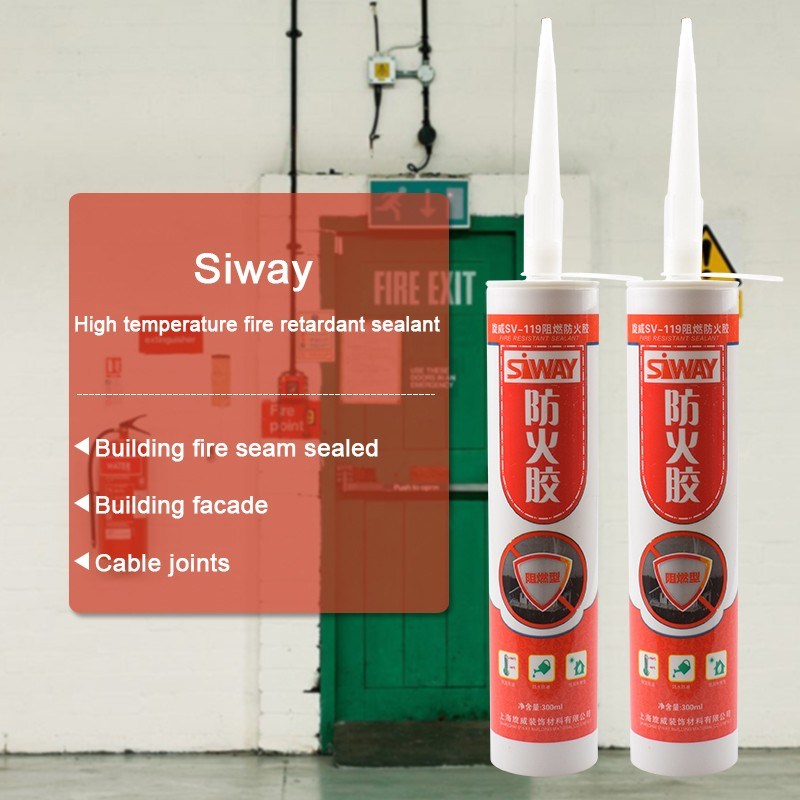 Fire Stop Fire Rated Glass Silicone Adhesive/Sealant Window Silicone Sealant