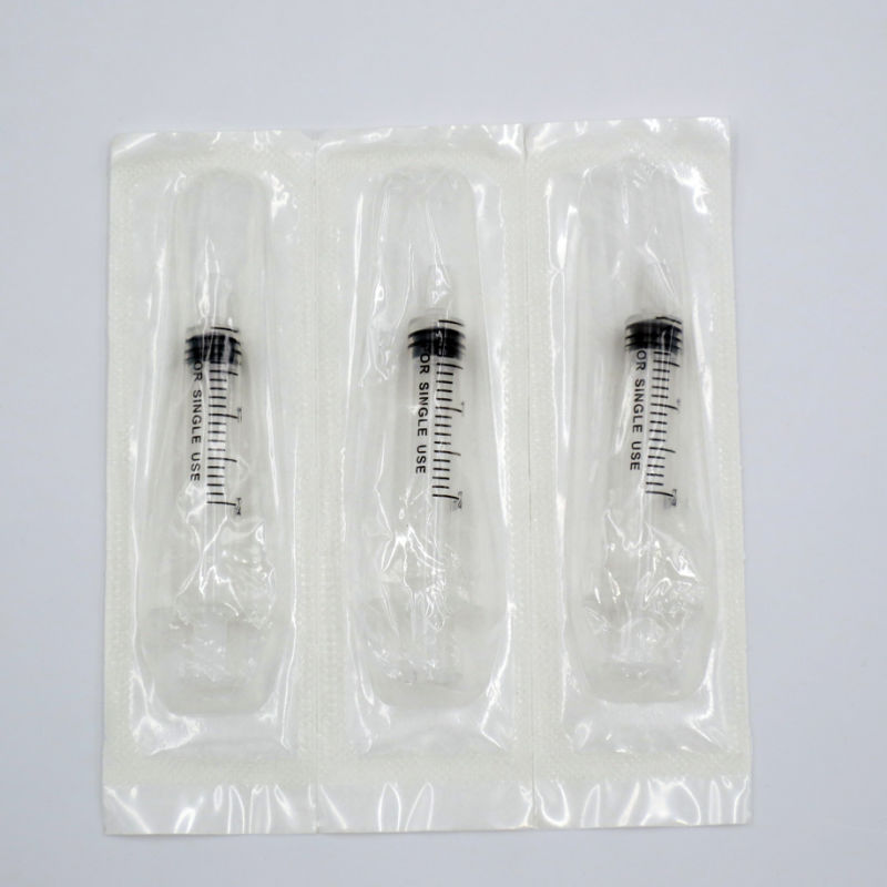 Disposable Sterile Syringe with Needle Two Part/ Three Part Transparent