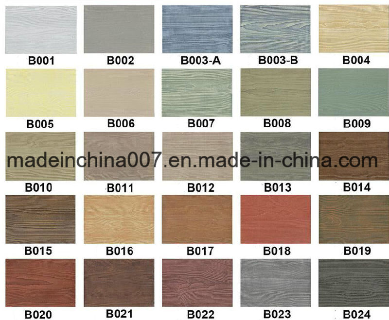 Natural Color Fiber Cement Plank Board 3660X210X7.5mm/9mm