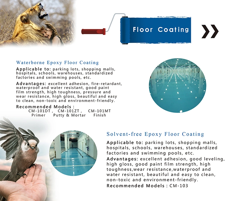 Epoxy Liquid Glass Floor Primer Hardener Coating and Epoxy Resin