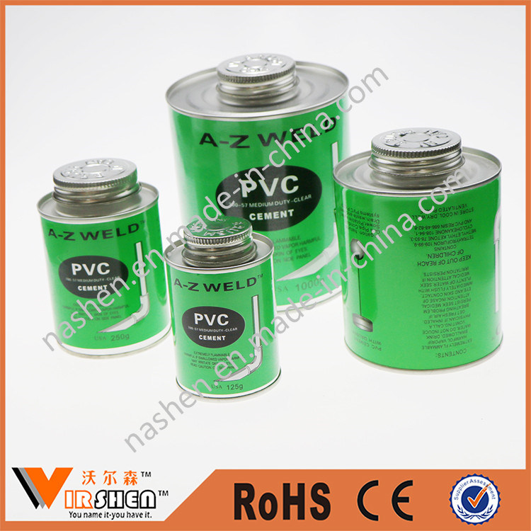 PVC Cement Glue PVC Plastic Pipe Fittings PVC Adhesive