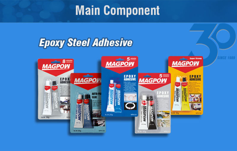 Fast Bonding Two-Component White and Balck Color Epoxy Adhesive