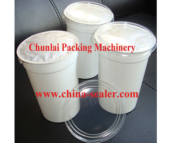 Automatic Yogurt Water Milk Sauce Cup Filling Sealing and Lidding Machine