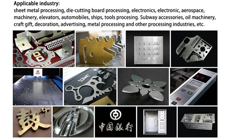 Chinese Factory Carbon Steel Laser Metal Cutter Used in Handicraft