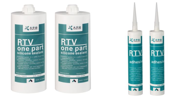 Room Curing RTV Silicone Sealant for LED Lighting White Color