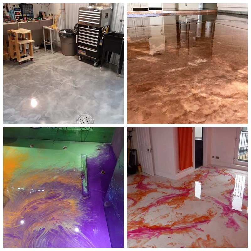 Mtbjzj Metallic Epoxy Floor Resin Ab Glue for Concrete Based