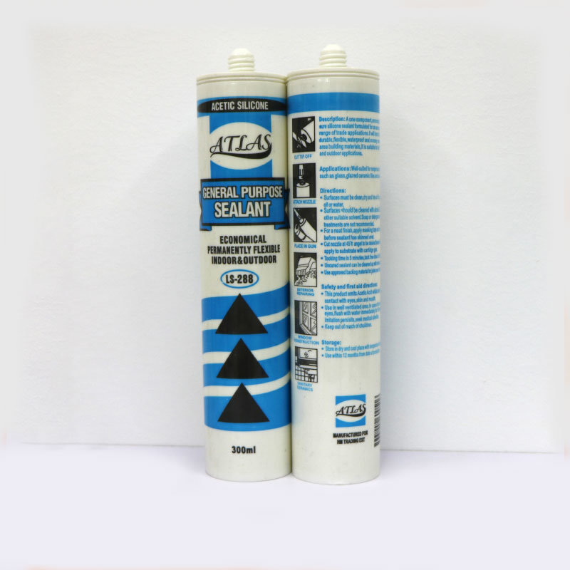 Waterproof Neutral Clear White Black Adhesive Silicone Sealant