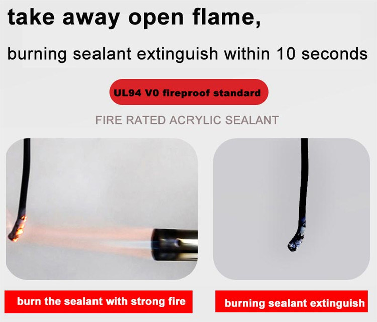 Firesil Sealant Waterbased Acrylic Sealant Fireproof Indoor Joints