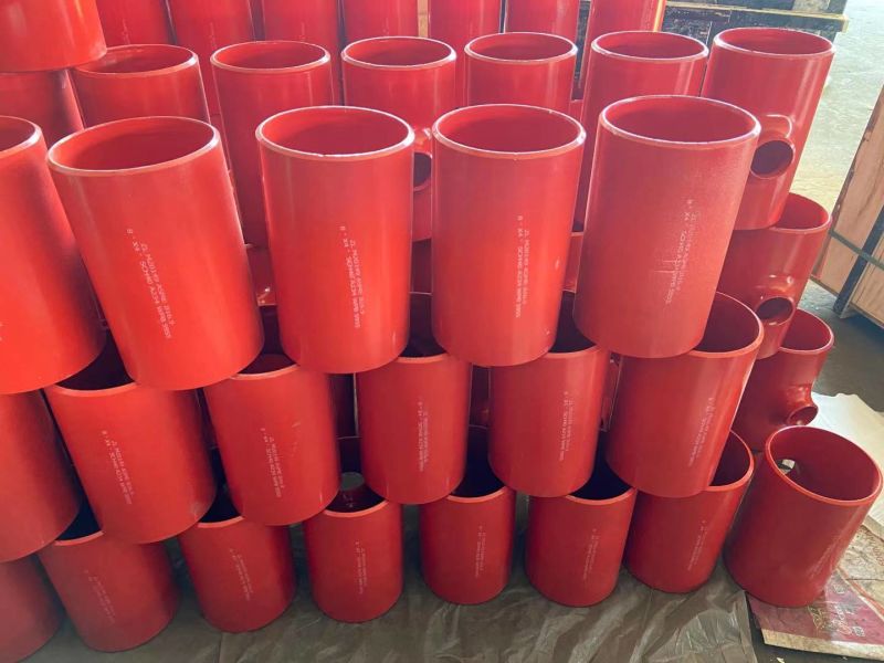 Fbe Fusion Bonded Epoxy Coating Pipe Fittings Tee ASTM A234 Wpb