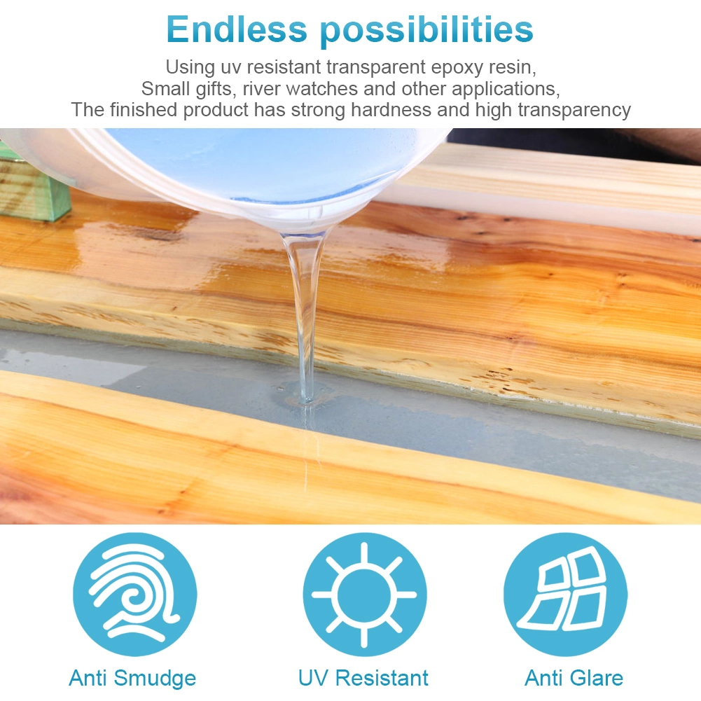 Alida Crystal Epoxy Resin Adhesive for Wood River Table