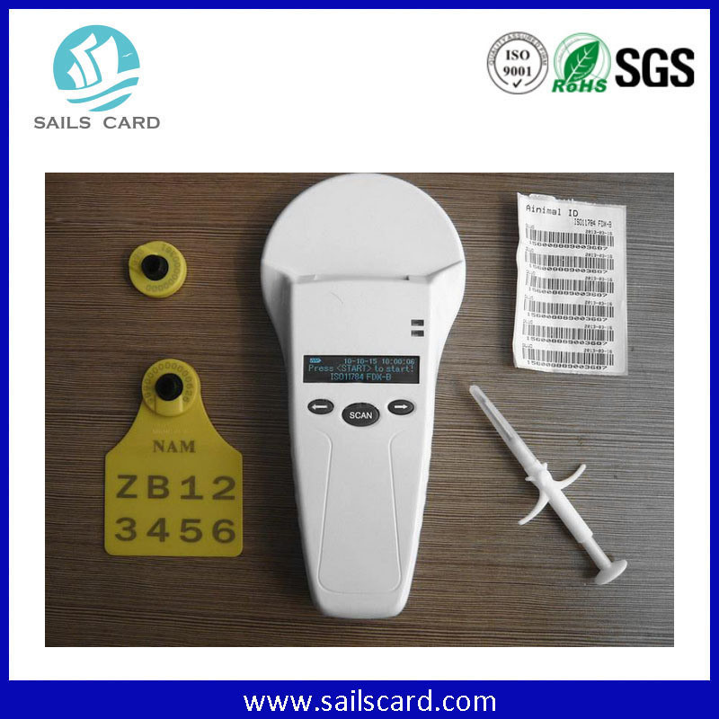 ISO 11784/785 Lf 134.2kHz Handheld Wireless RFID Reader