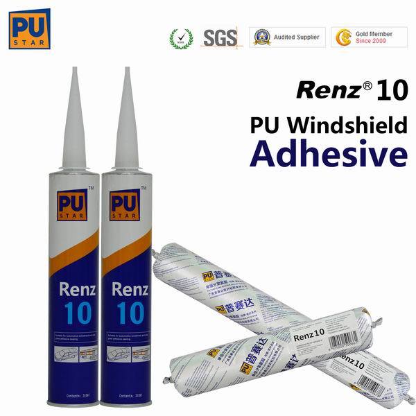 Hot Sale, Primerless, Polyurethane (PU) Windscreen Sealant for Auto Glass Bonding (Renz10)