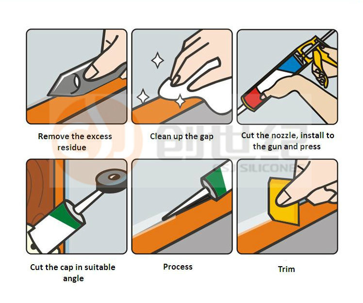 Construction Inside Use Sealant Silicone Sealant for Stone