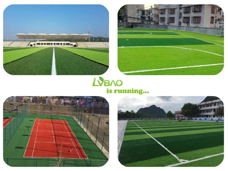 Thick Green Plastic Synthetic Turf Artificial Grass