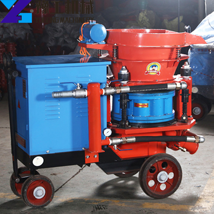 Construction Equipment Concrete Cement Mortar Spraying Shotcrete Machine