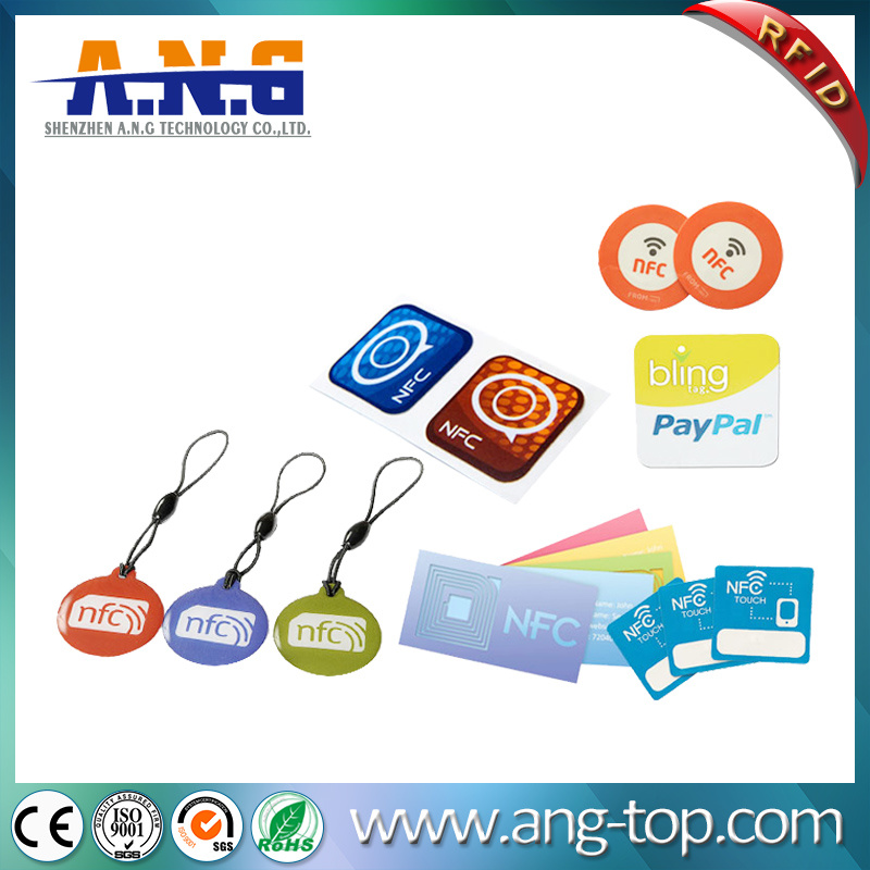 Crystal Epoxy Waterproof Custom NFC Tags Sticker Android