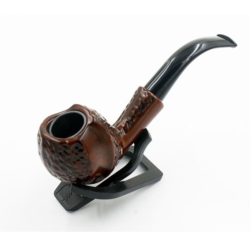 High Quality Wood Smoking Pipe with Resin Material