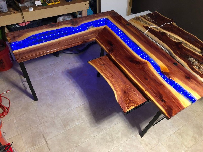 Resin Epoxy for Epoxy Live Wood Coffee Table