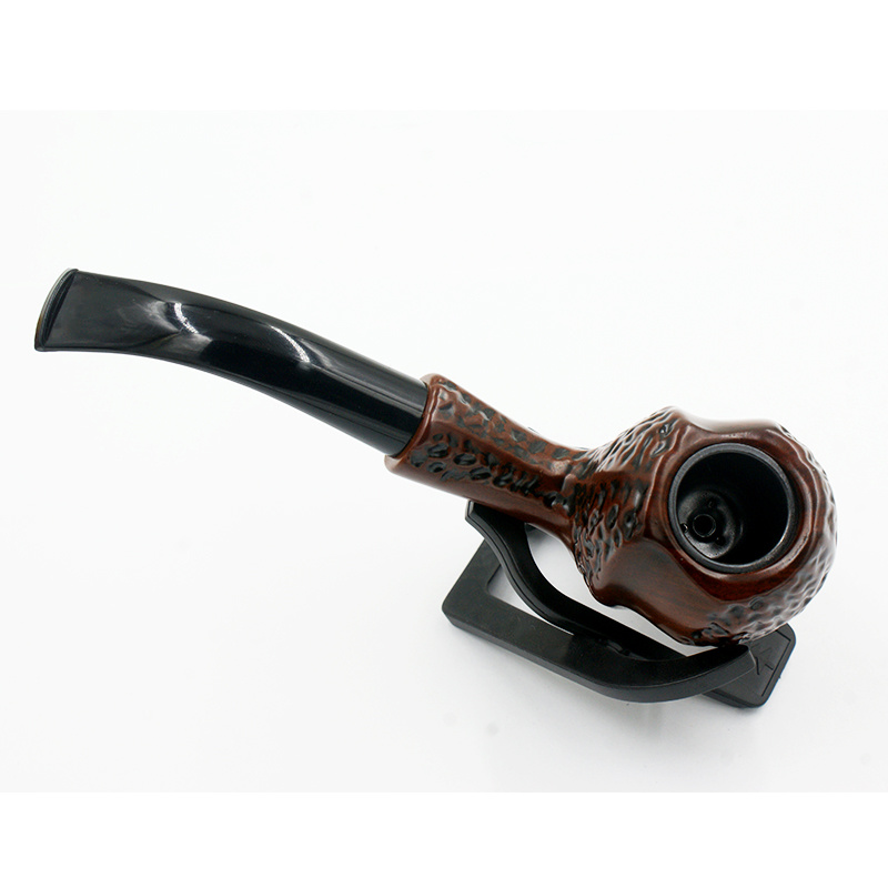 High Quality Wood Smoking Pipe with Resin Material