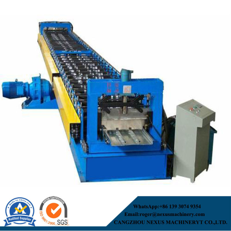 790 Swallow Type Metal Floor Deck Roll Forming Machine with PLC Panasonic