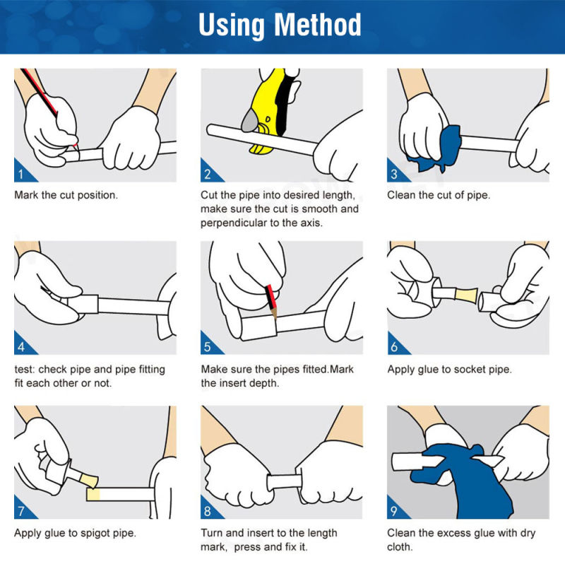 Non-Toxic Waterproof Economical PVC Glue