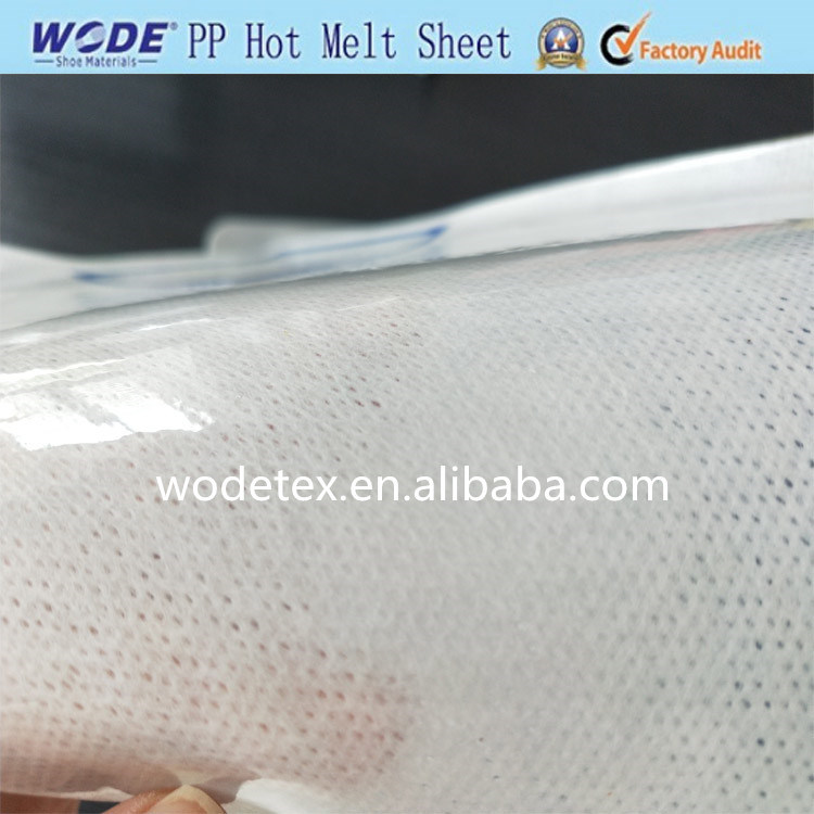 White Ping Pong Hot Adhesive Melt Sheet for Footwear