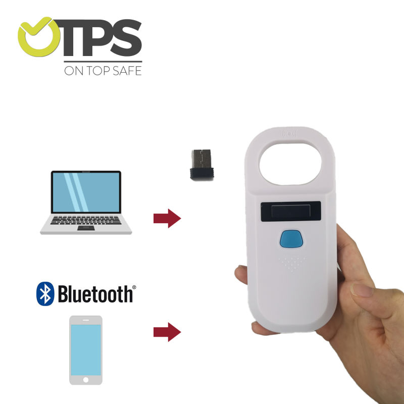 ISO11784/785 Fdx 134.2kHz RFID Handheld Reader Rechargeable Writer Mini USB Microchip Pet Scanner