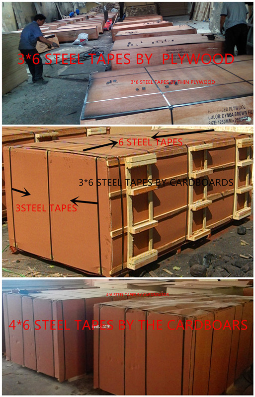 Shuttering Plywood Combined Core WBP Glue for Construction Concrete