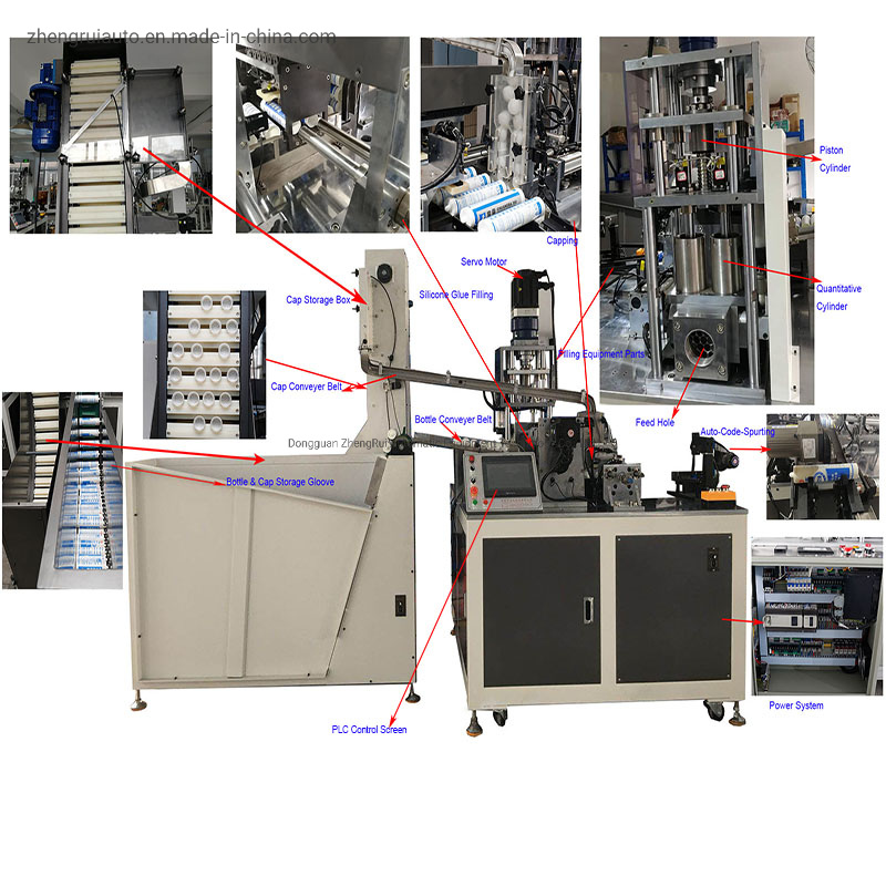 Multi-Surface Adhesive Sealant Black Silicone Sealant Filling Machine