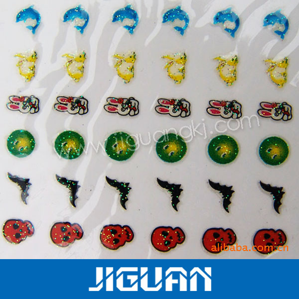 Free Sample Waterproof Custom 3m Crystal Epoxy Sticker