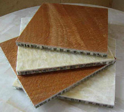 Epoxy Coating Aluminum Honeycomb Panels with Stone Veneer