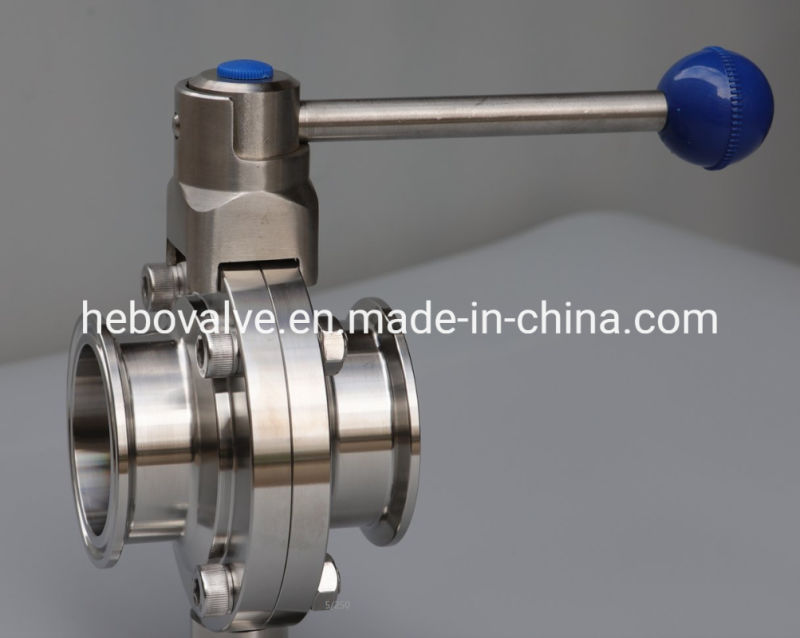 3A/SMS/DIN /ISO/Rjt/Idf Sanitary Stainless Steel Hygienic Butterfly Valves with EPDM Silicone Seal