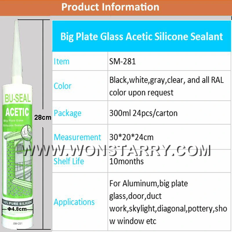 Construction Materials Sealing Expansion Joint Silicone Sealant