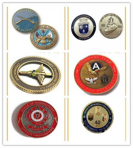 Factory Price Custom Challenge Coin with Epoxy Coating (YB-SM-24)