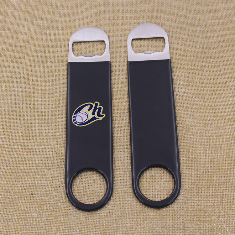 Blue Silicone Printing Logo Bottle Opener for Sell