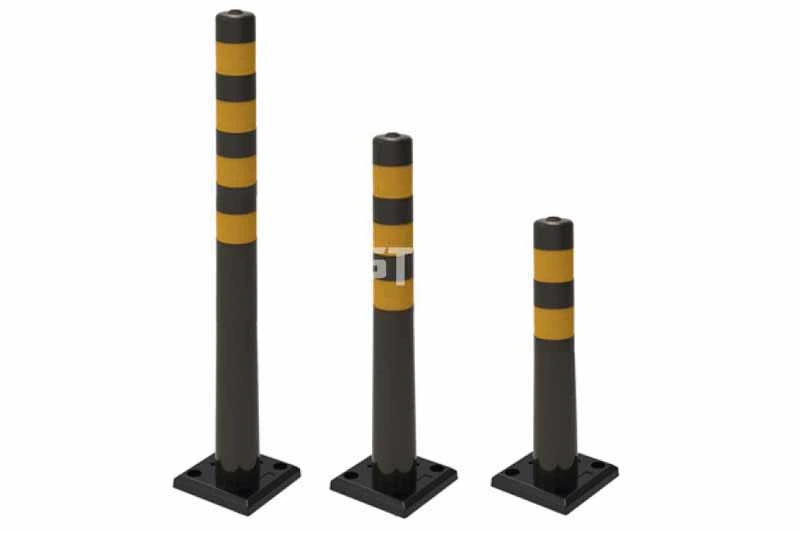Square Base PU Plastic Road Safety Flexible Delineator Post