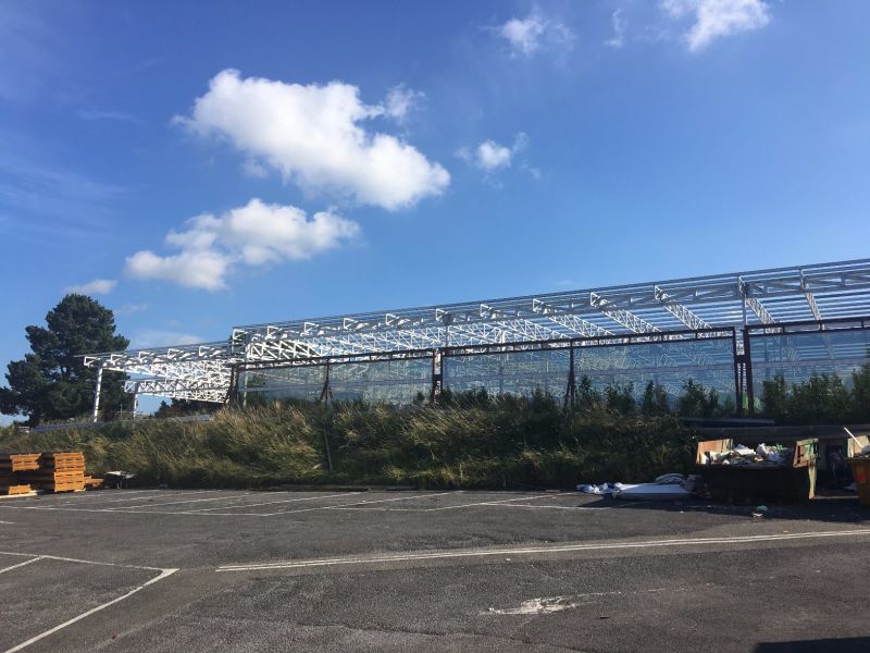 Prefab Installation PIR Steel Structure Pavilion Roof 598