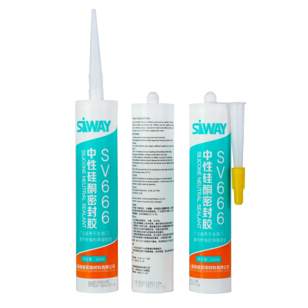 Neutral Silicone Rubber Sealant Glue for Multipurpose Use