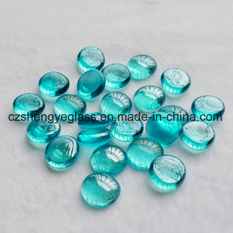 Professional Made Colorful Decorative Flat Glass Beads for Aquariums